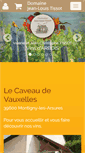 Mobile Screenshot of domaine-jeanlouis-tissot.com